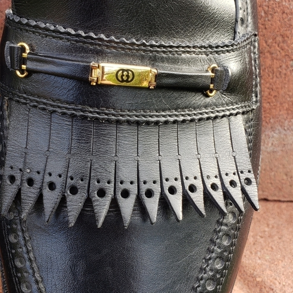 RARE VINTAGE GUCCI 🇮🇹 LOAFERS - Picture 6 of 14